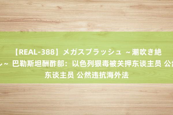 【REAL-388】メガスプラッシュ ～潮吹き絶頂スペシャル～ 巴勒斯坦酬酢部：以色列狠毒被关押东谈主员 公然违抗海外法