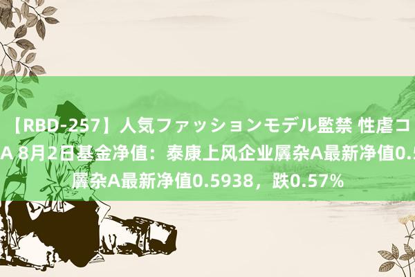 【RBD-257】人気ファッションモデル監禁 性虐コレクション3 AYA 8月2日基金净值：泰康上风企业羼杂A最新净值0.5938，跌0.57%