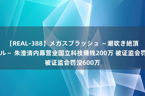 【REAL-388】メガスプラッシュ ～潮吹き絶頂スペシャル～ 朱澄清内幕营业国立科技赚钱200万 被证监会罚没600万