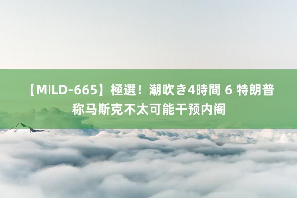 【MILD-665】極選！潮吹き4時間 6 特朗普称马斯克不太可能干预内阁